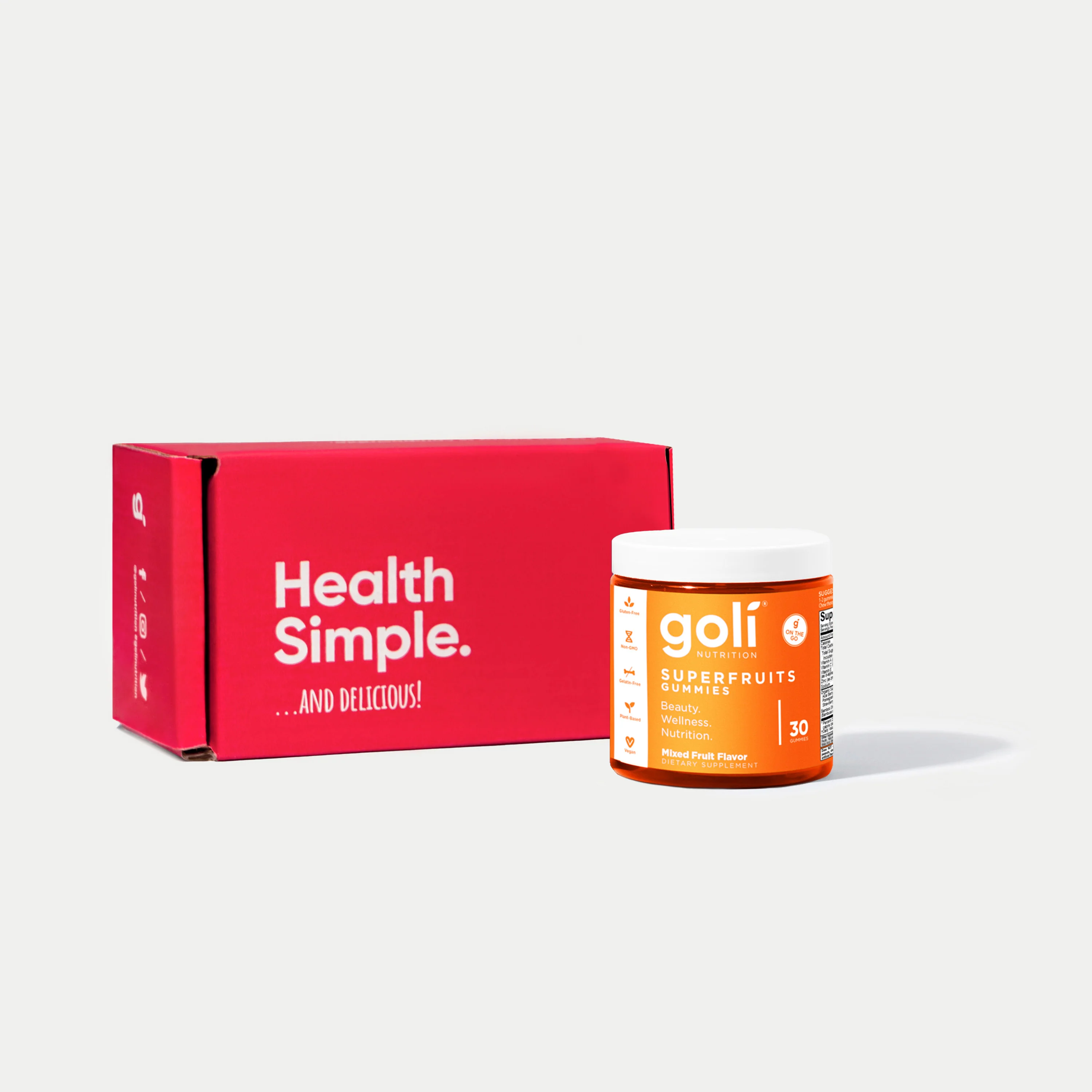 1 Bottle of Superfruits Gummies - 30 Count