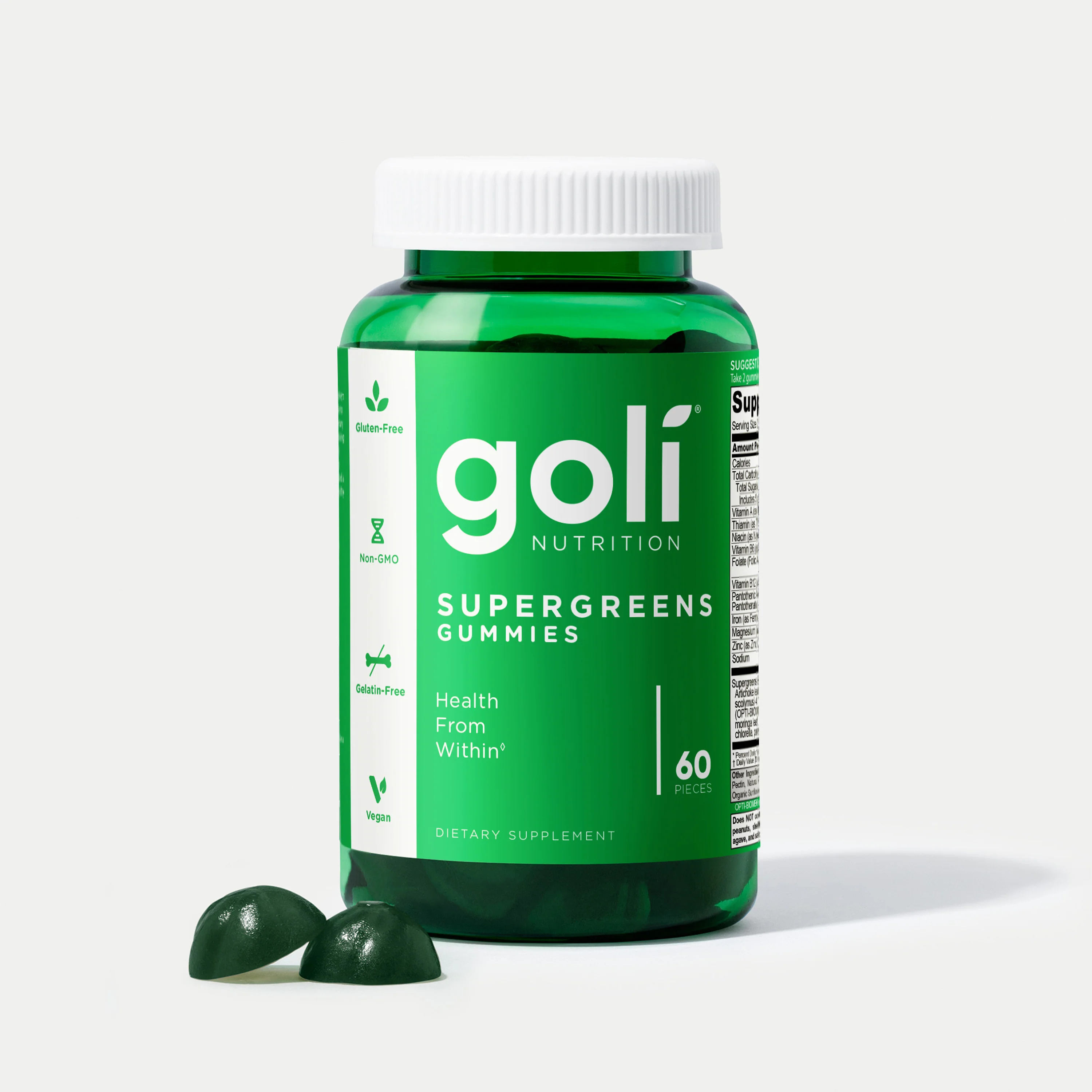 1 Bottle of Supergreens Gummies for Bundle