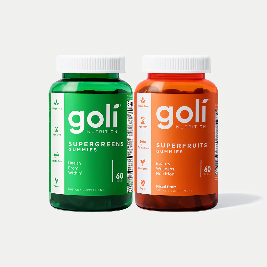 Goli® Super Combo: 1 Superfruits & 1 Supergreens