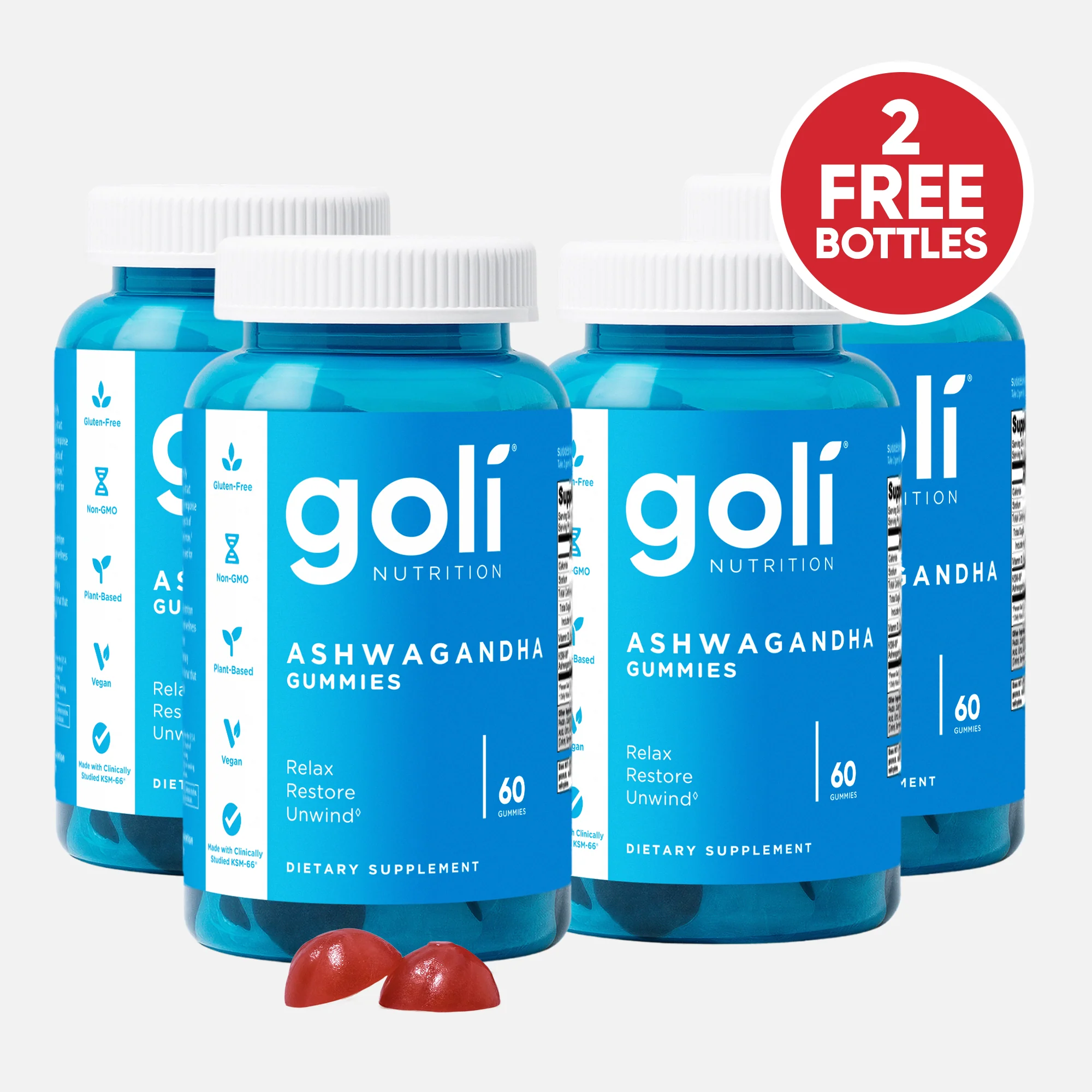 Buy 2 Get 2 FREE Ashwa Gummies