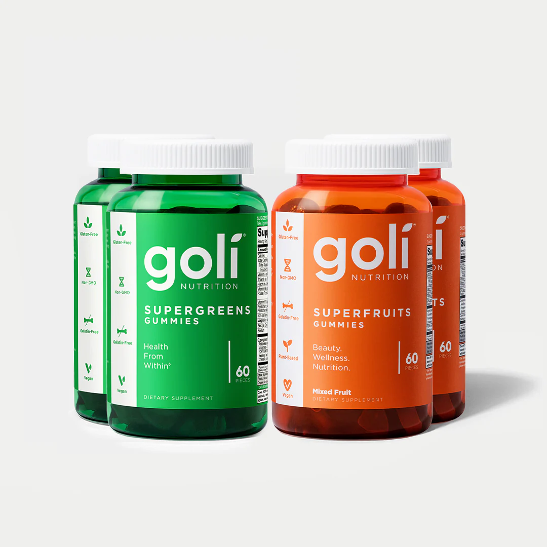 Goli® Super Combo: 2 Superfruits & 2 Supergreens