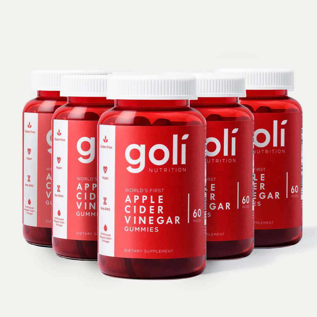 Goli Apple Cider Vinegar Gummy Vitamins - Vitamin B12, Gelatin-Free, Gluten-Free, Vegan & Non-GMO. America's #1 Apple Cider Vinegar Vitamin Brand - Image 7