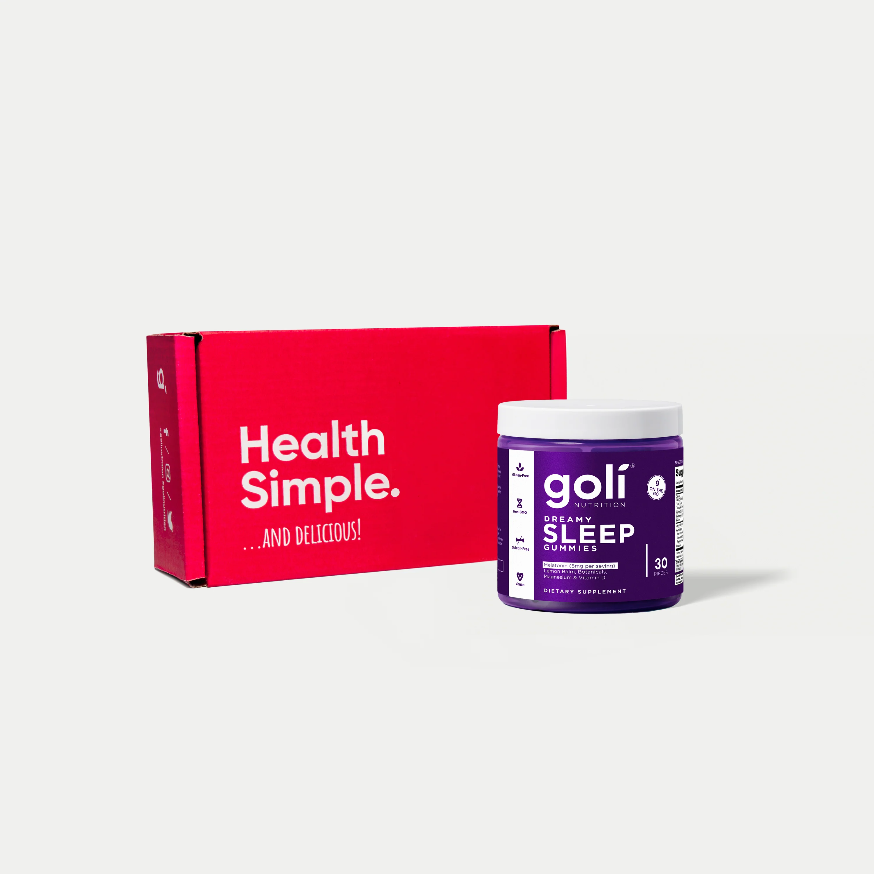 Goli Nutrition 30 count Sleep Gummies | Unit = Case of 24 (TF) - Image 2