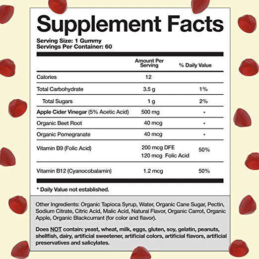 Goli Nutrition Apple Cider Vinegar Gummies | Unit = Case of 48 - Image 8