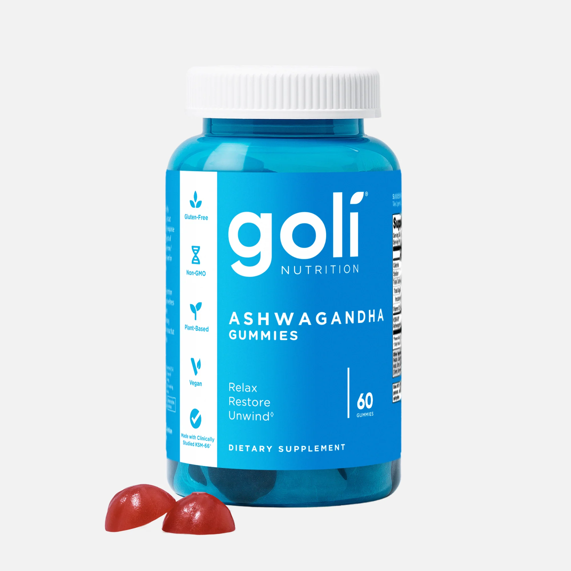 Goli Nutrition Ashwagandha Gummies | Unit = Case of 24 (TF)