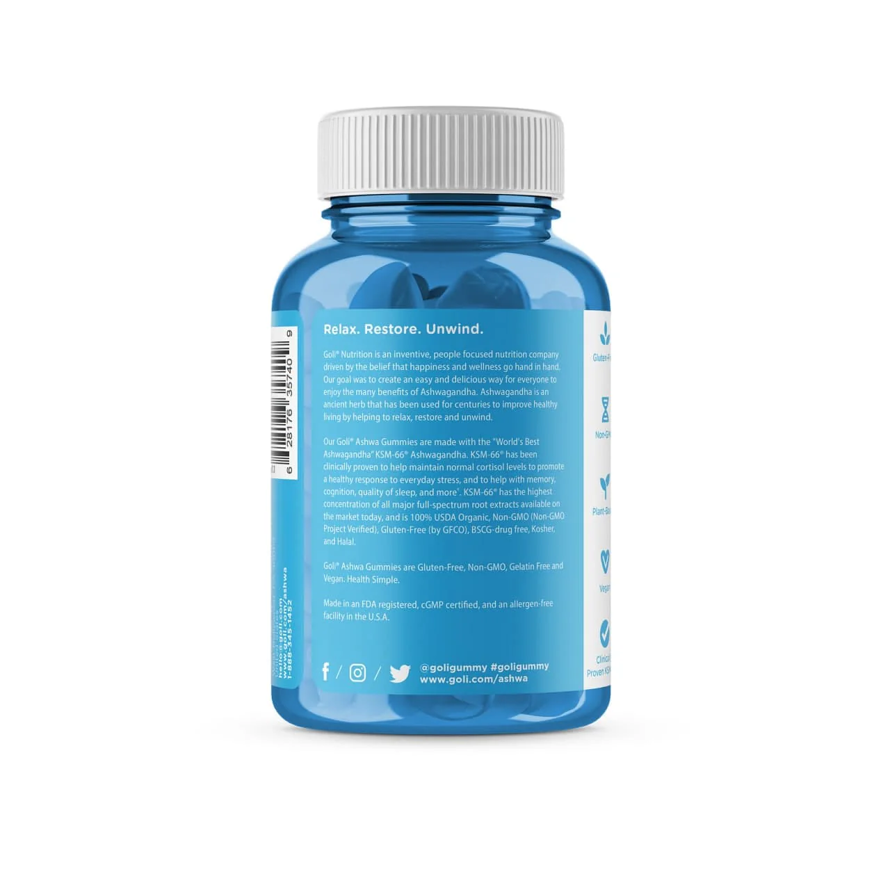 Goli Nutrition Ashwagandha Gummies | Unit = Case of 24 - Image 5