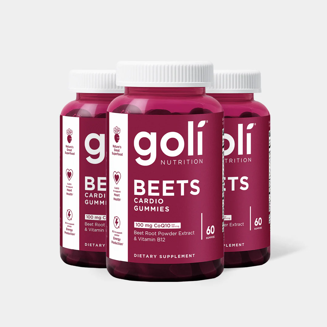 Goli Beets Cardio Gummy - Beet Root Extract & 100mg CoQ10, Gluten-Free, Vegan, Non-GMO, and Gelatin-Free. Nature's Great Superfood - Image 6
