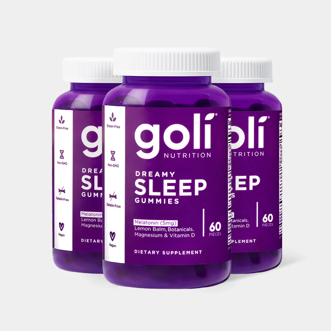Goli Dreamy Sleep Gummy - Melatonin, Vitamin D, Magnesium, Lemon Balm Extract, Gelatin-Free, Gluten-Free, Vegan & Non-GMO - Image 8
