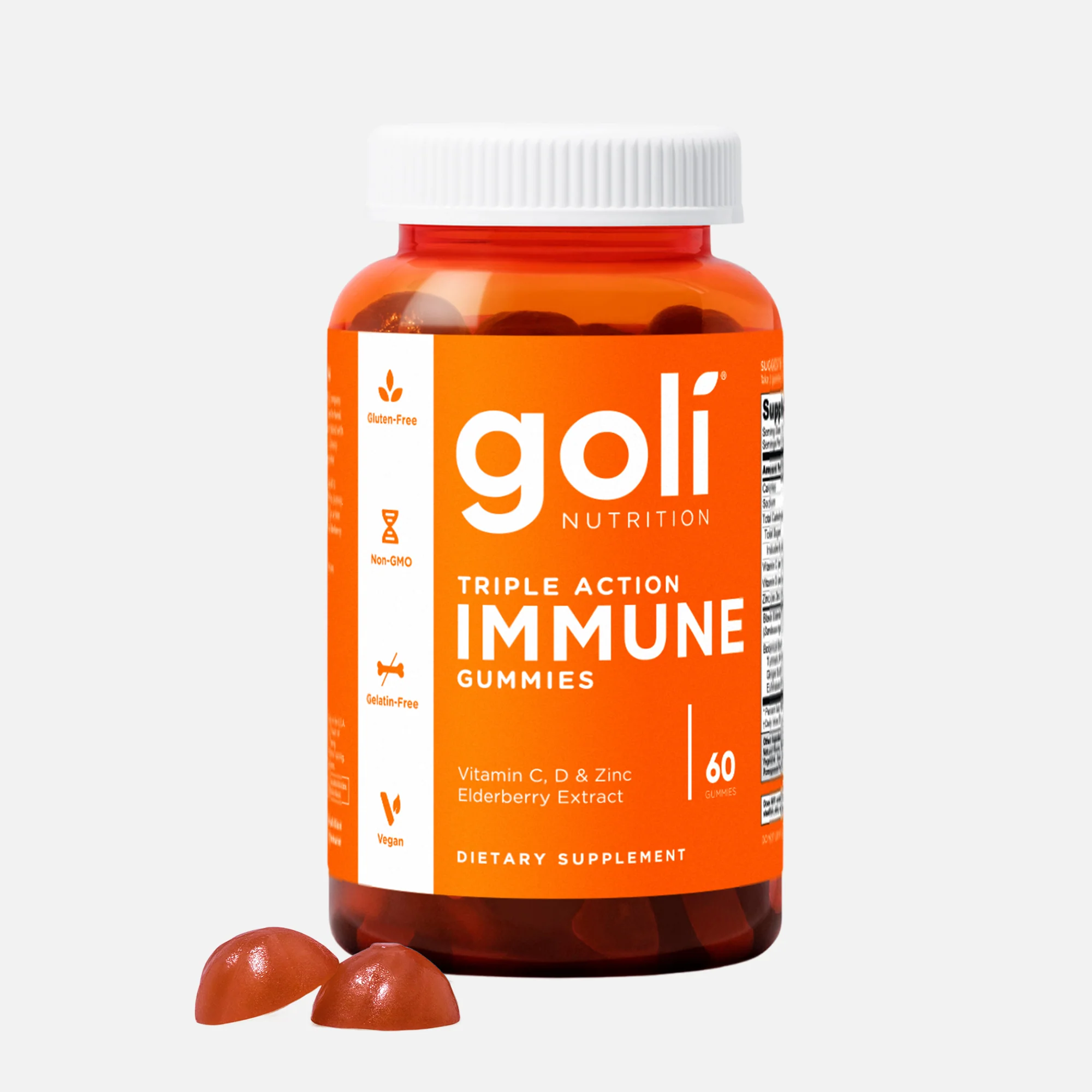 Goli Nutrition Immune Gummies  |  Unit = Case of 24 (TF)