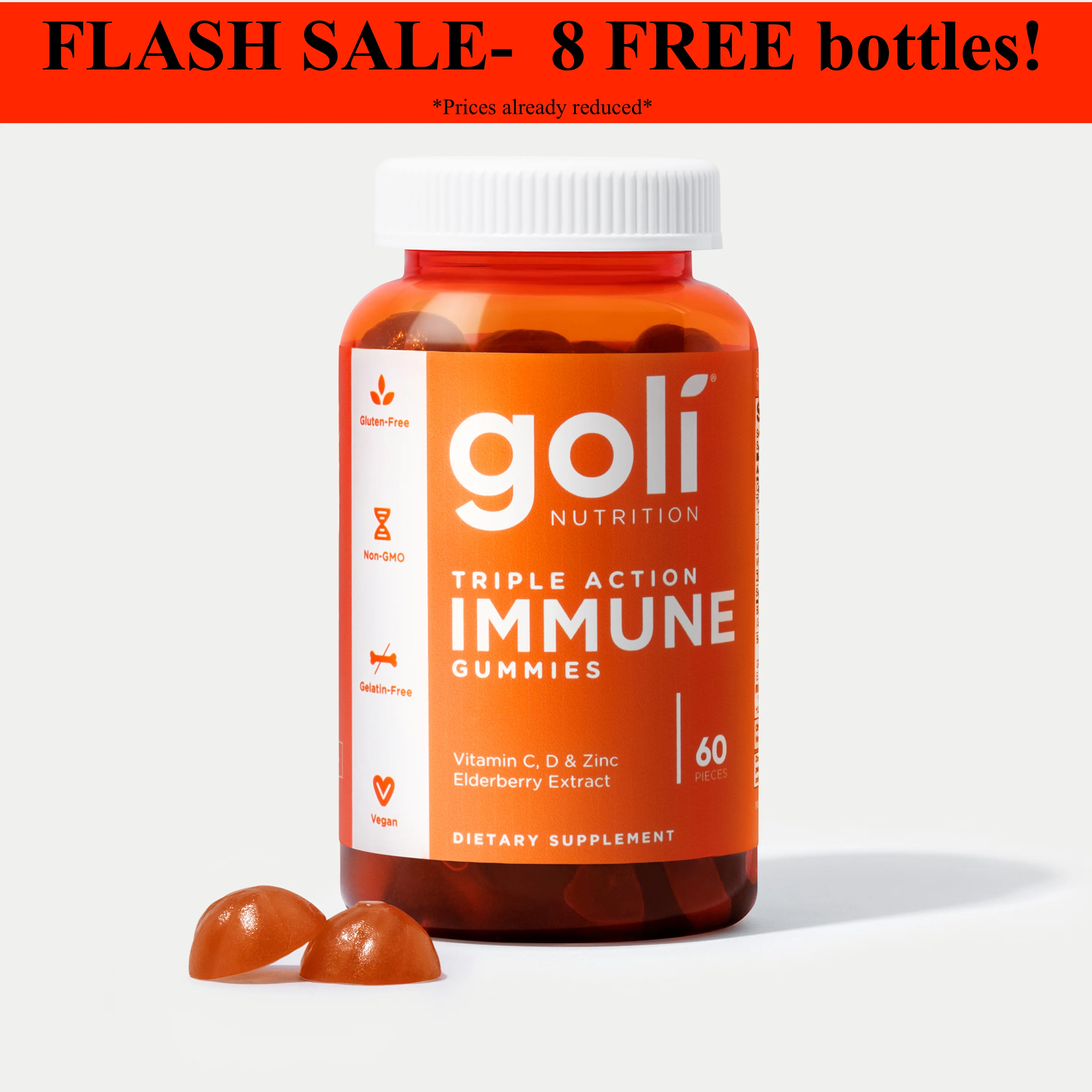 Goli Nutrition Immune Gummies  |  Unit = Case of 48 - Image 3