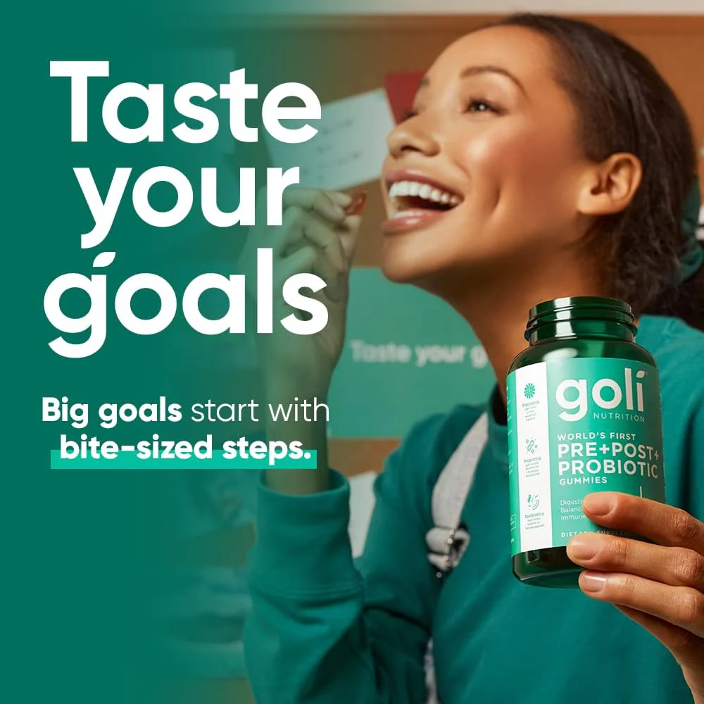 Goli Pre, Post, Probiotics Gummy - World's First 3-in-1 Gluten-Free, Vegan, Non-GMO, and Gelatin-Free. - Image 4