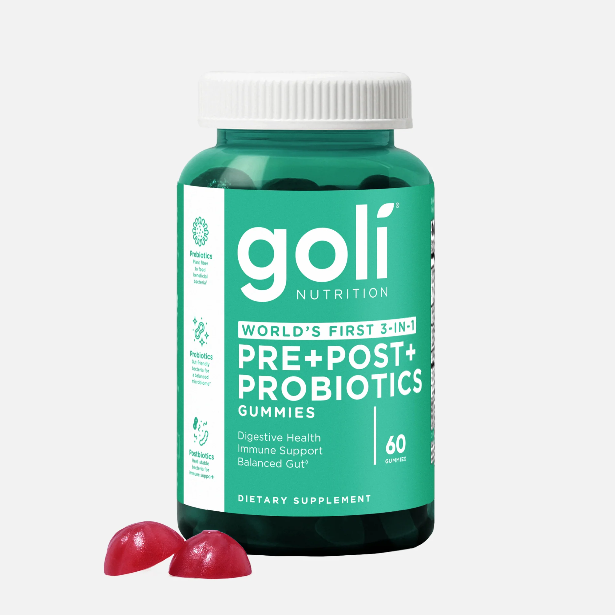 Goli Nutrition Probiotic+ Gummies  |  Unit = Case of 24 (TF)