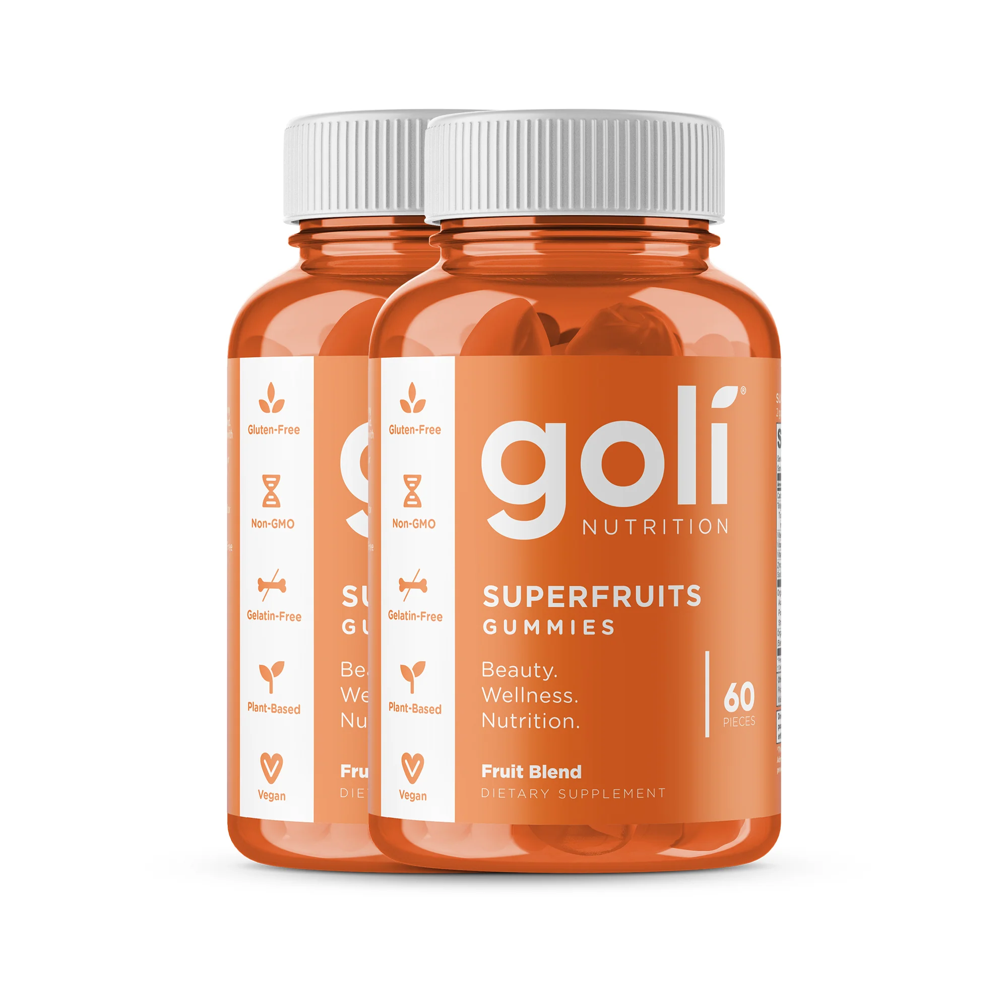 Goli SuperFruits Beauty Gummy Vitamin - Collagen, Mixed Fruit, Vegan, Plant-Based, Non-GMO, Gluten-Free & Gelatin Free - Image 10