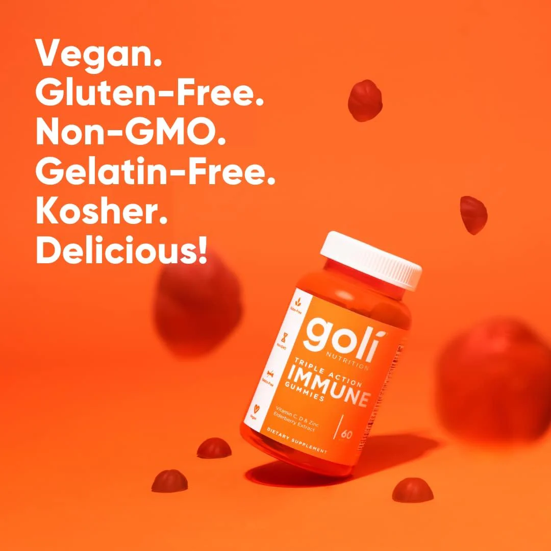 Goli SuperFruits Beauty Gummy Vitamin - Collagen, Mixed Fruit, Vegan, Plant-Based, Non-GMO, Gluten-Free & Gelatin Free - Image 3