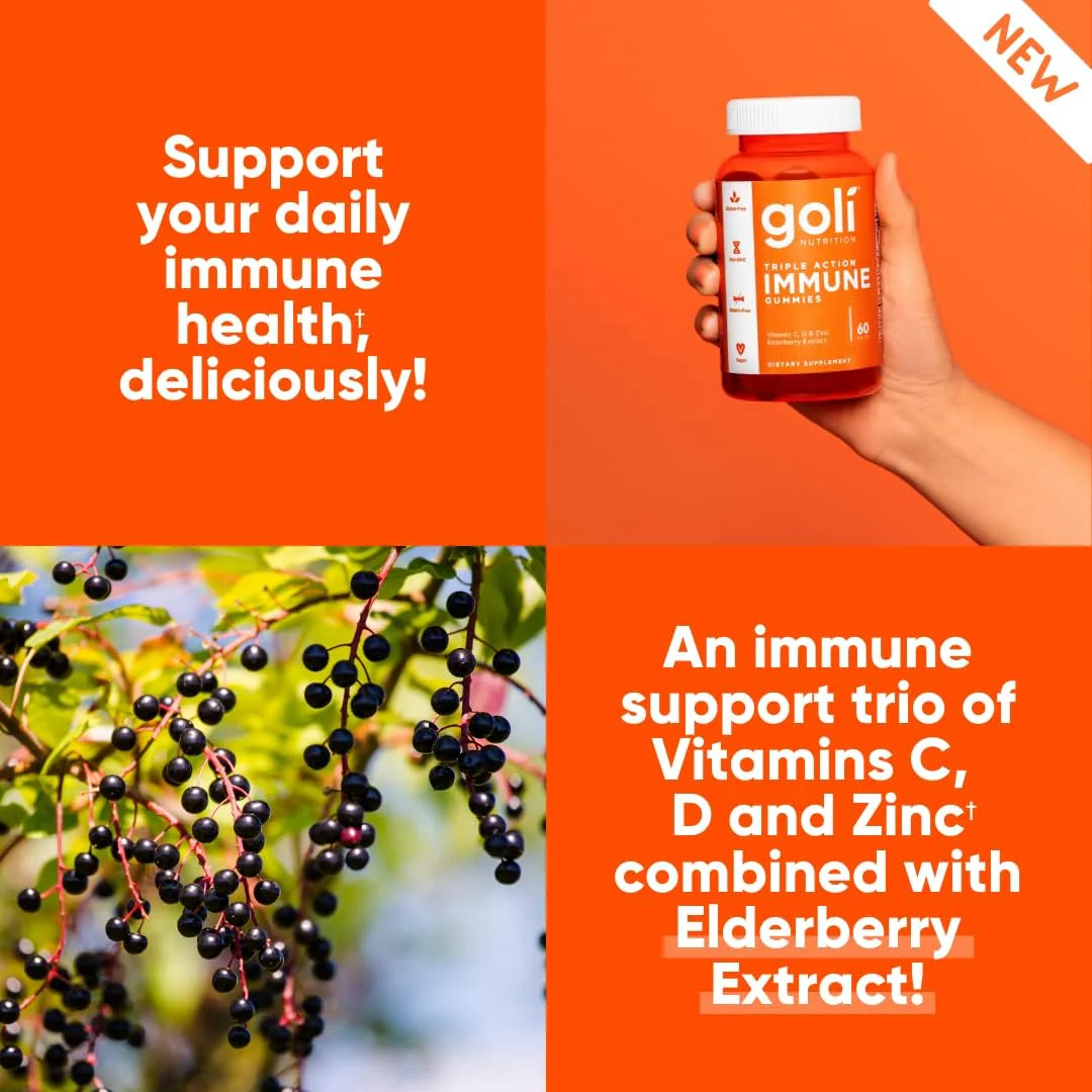 Goli SuperFruits Beauty Gummy Vitamin - Collagen, Mixed Fruit, Vegan, Plant-Based, Non-GMO, Gluten-Free & Gelatin Free - Image 4