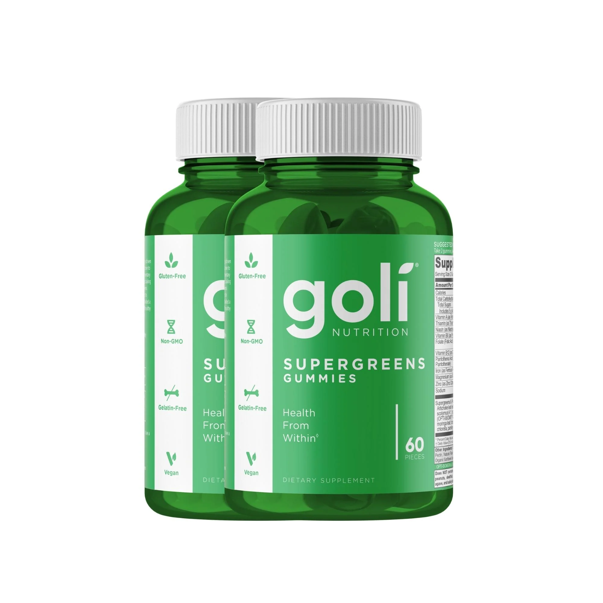 Goli SuperGreen Vitamin Gummy - Essential Vitamins and Minerals - Plant-Based, Vegan, Gluten-Free & Gelatin Free - Image 10
