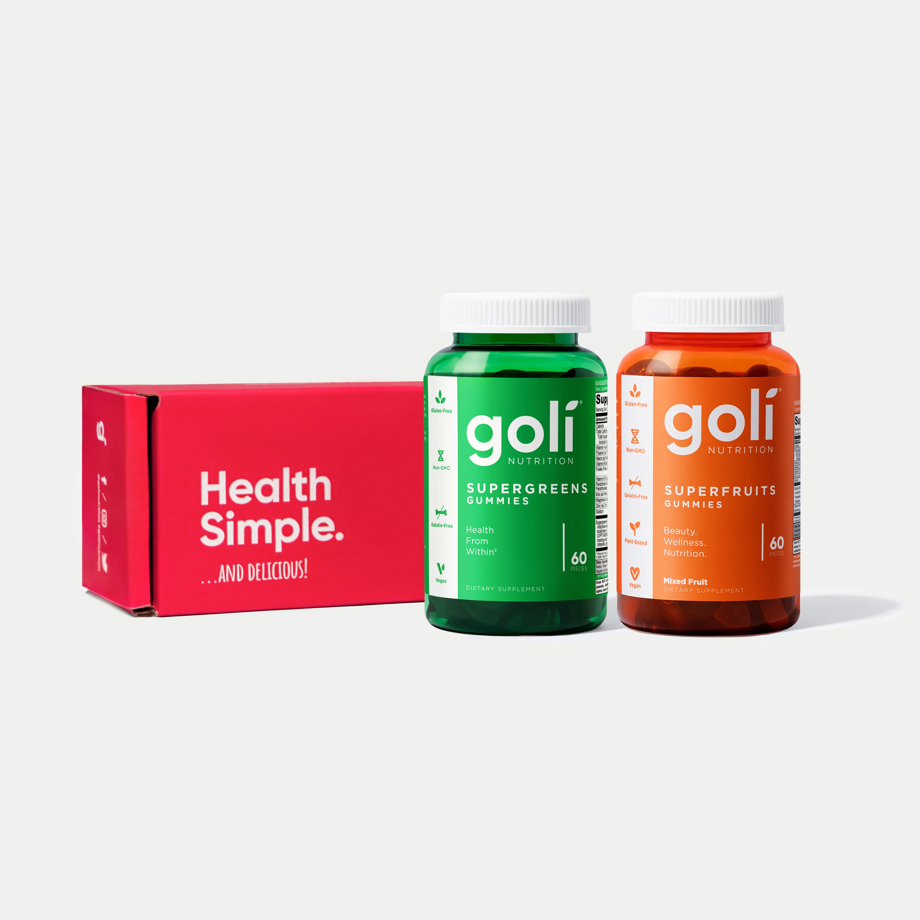 Loyalty Bonus: Goli® Super 2-Pack: 1 Superfruits & 1 Supergreens